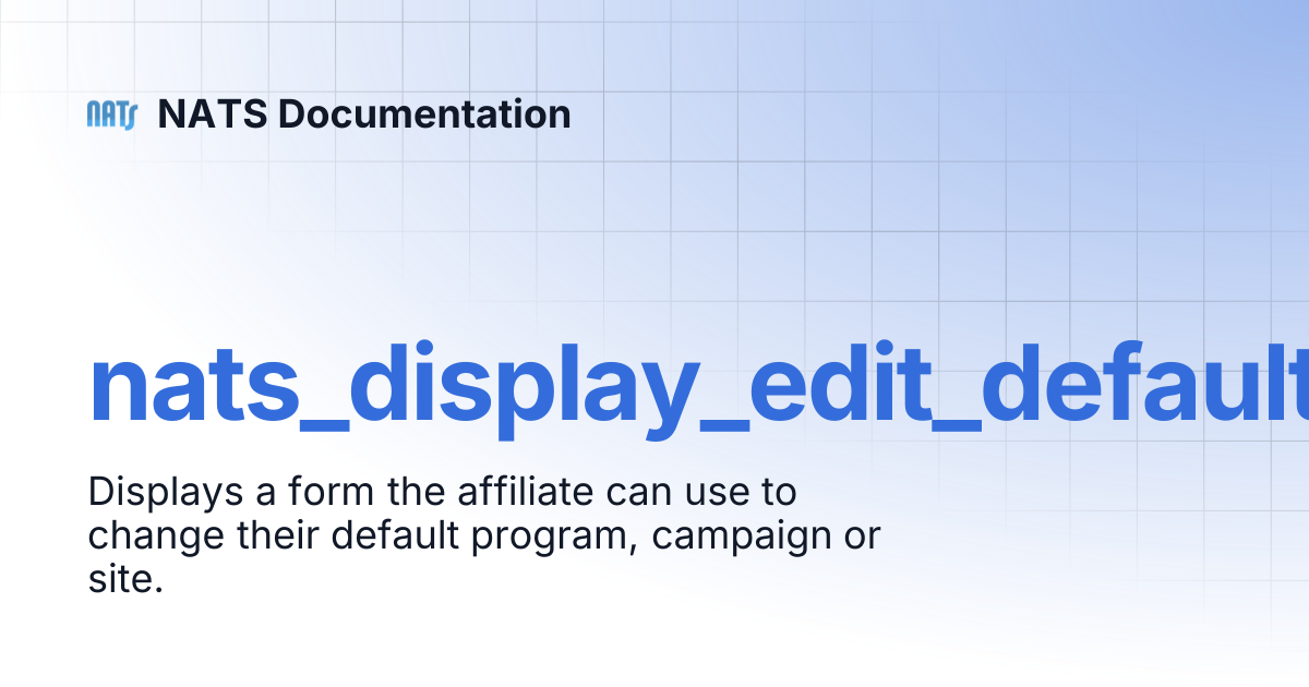 nats_display_edit_defaults | NATS Documentation